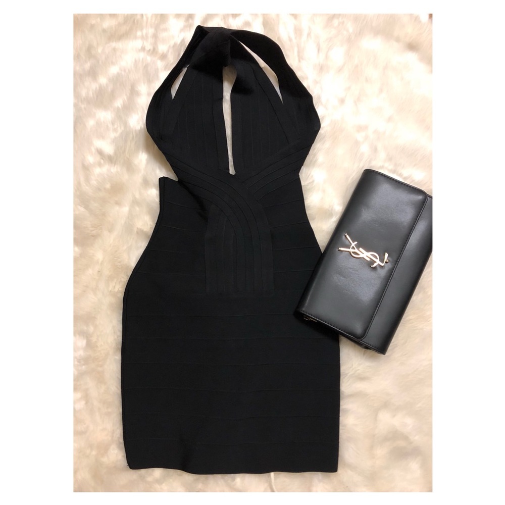 Sexy Low Cut Cleavage Bandage Dress